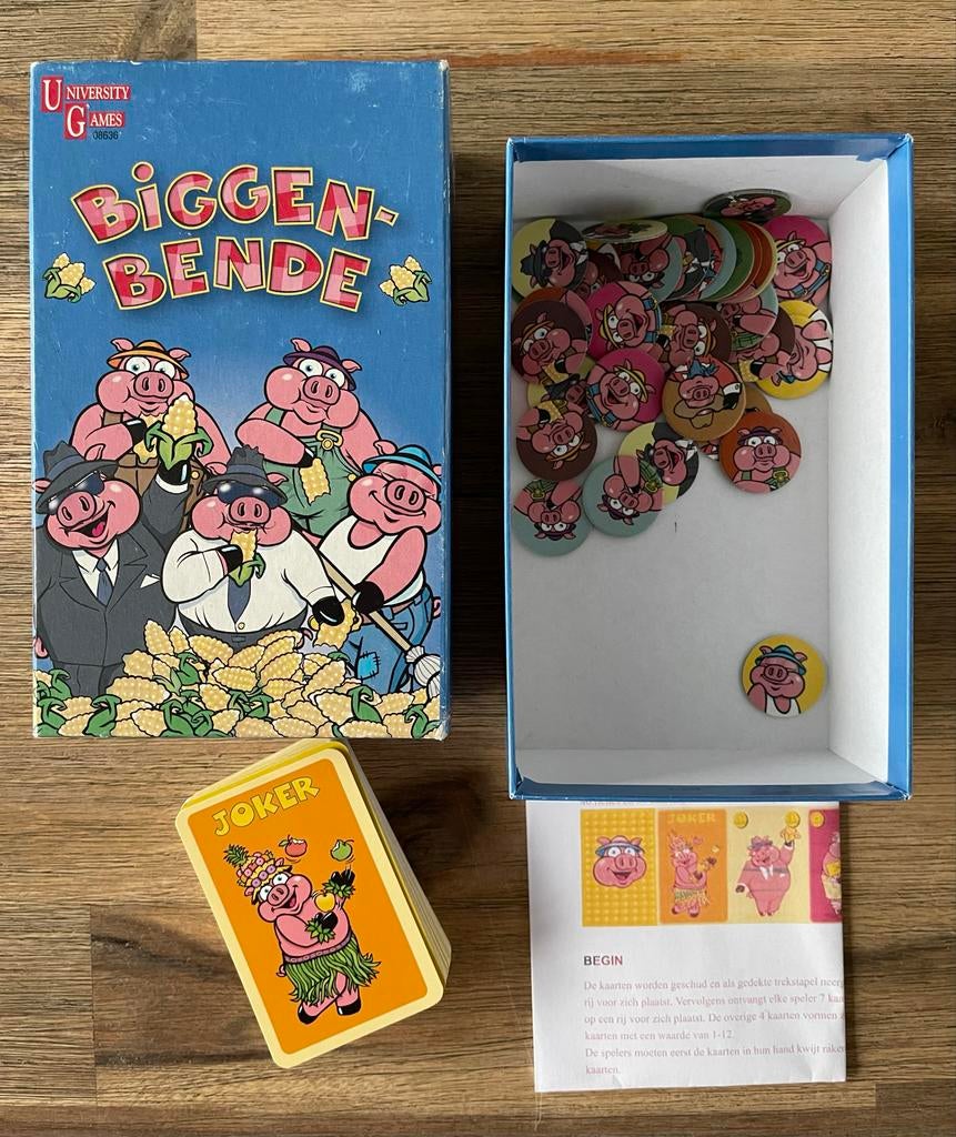 Biggen Bende Bordspel - University Games, Hobby en Vrije tijd, Gezelschapsspellen | Bordspellen, Een of twee spelers, Ophalen of Verzenden