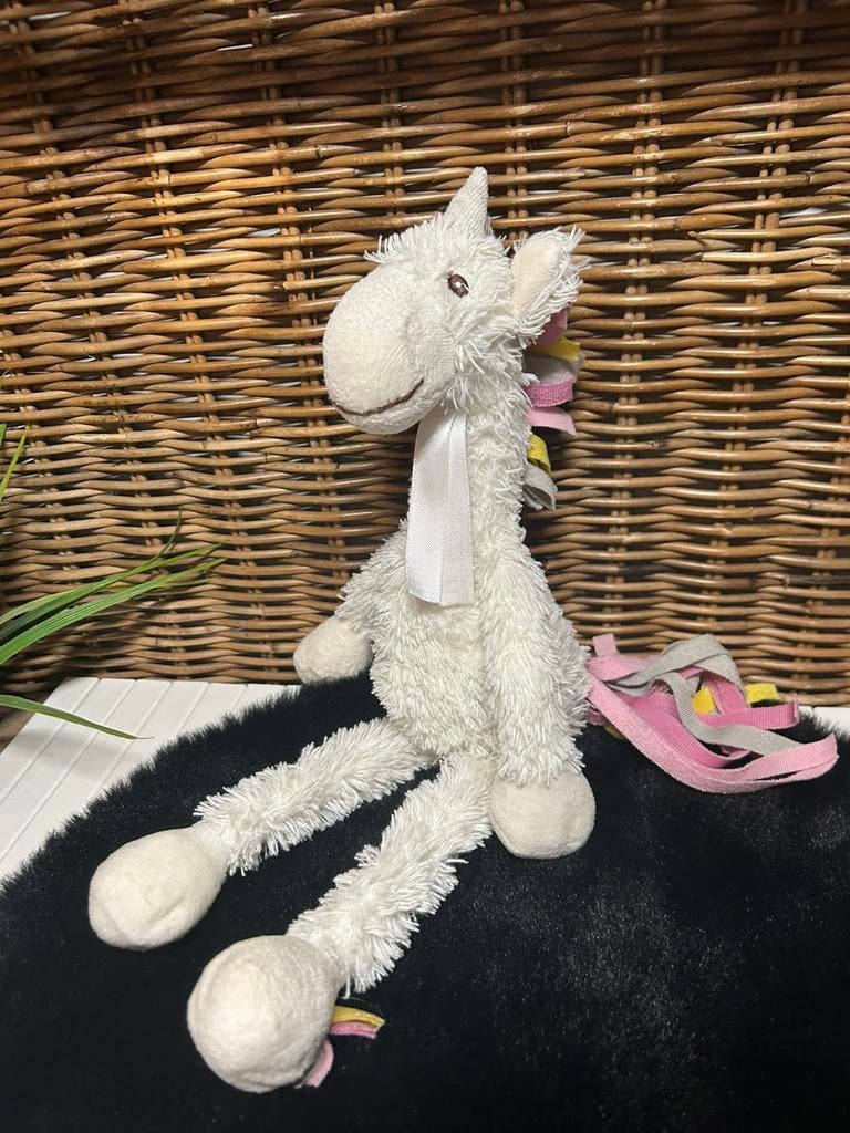 Happy horse yara unicorn knuffel knuffeltje knuffels paard, Ophalen of Verzenden, Zo goed als nieuw, Paard