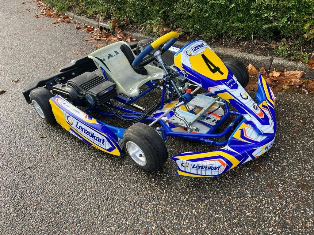 Lenzo Kart Puffo / Baby Kart met LK electric 2021, Sport en Fitness, Karting, Ophalen, Zo goed als nieuw, Kart