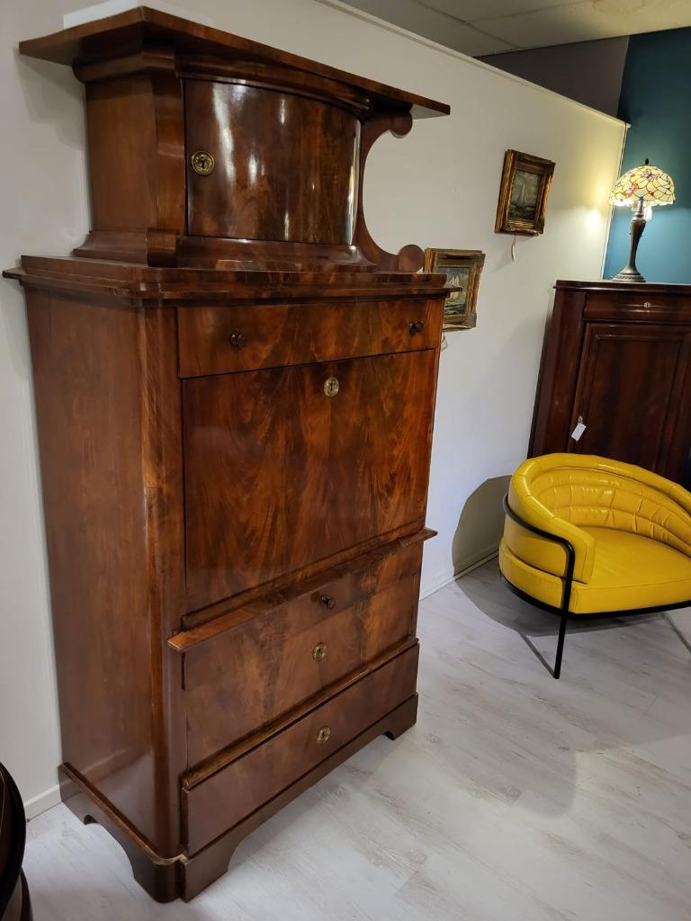 Biedemeijer secretaire, ca. 1840, mahonie,, Ophalen of Verzenden