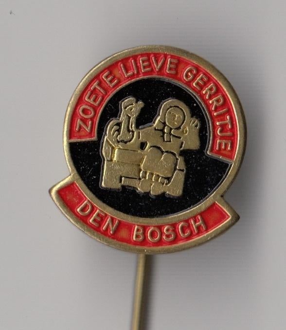 Den Bosch Zoete Lieve Gerritje speldje, Gebruikt, Niet vindbaar, Niet vindbaar, Speldje of Pin