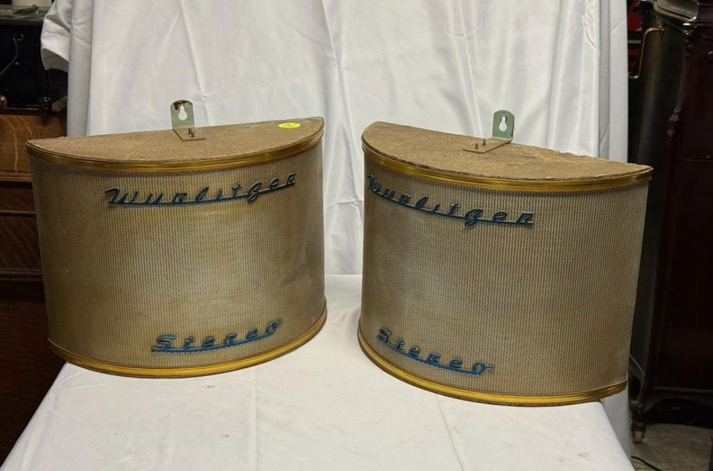 Zeldzame set Wurlitzer speakers 2300-2400 series, Verzamelen, Automaten | Jukeboxen, Ophalen, Zo goed als nieuw, Wurlitzer