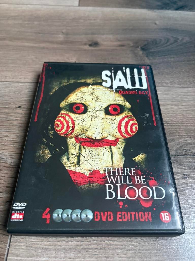 Saw Quadrilogy, Cd's en Dvd's, Dvd's | Horror, Vanaf 16 jaar, Ophalen of Verzenden, Zo goed als nieuw, Slasher