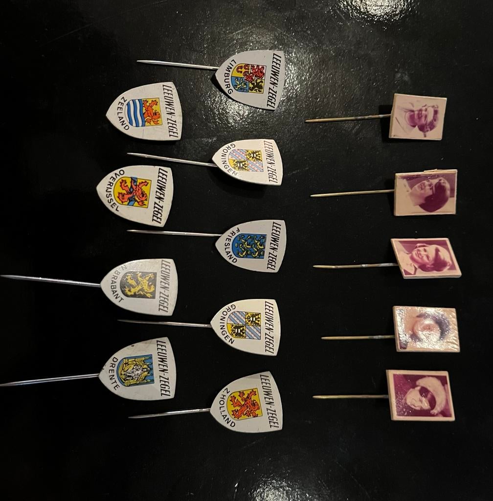 Collectie Pins Provincies & Koningshuis, Verzamelen, Ophalen of Verzenden, Gebruikt, Stad of Land, Speldje of Pin