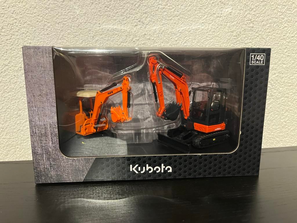 Kubota Mini Graafmachine Model 1:40 - Nieuw in Doos, Ophalen of Verzenden, Nieuw, Auto, Overige merken
