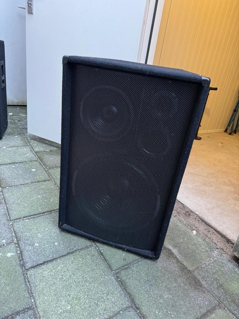 2x omnitronic boxen /luidsprekers (Omnitronic TMX-1530) ZGAN, Overige merken, Ophalen of Verzenden, Zo goed als nieuw, 120 watt of meer