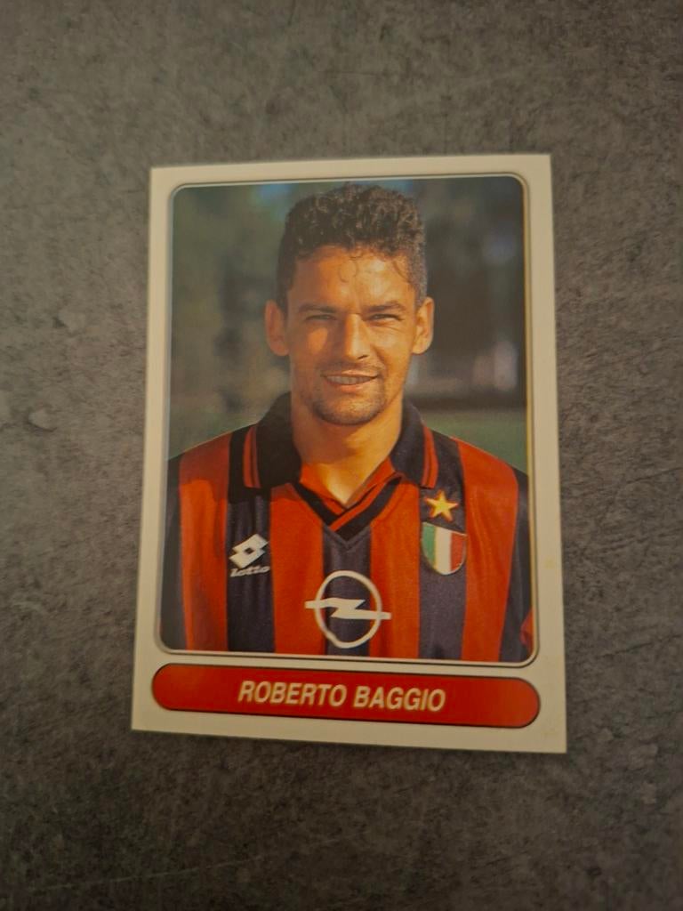 Panini European Football Stars. Roberto Baggio AC Milan., Verzenden, Zo goed als nieuw, Plaatje