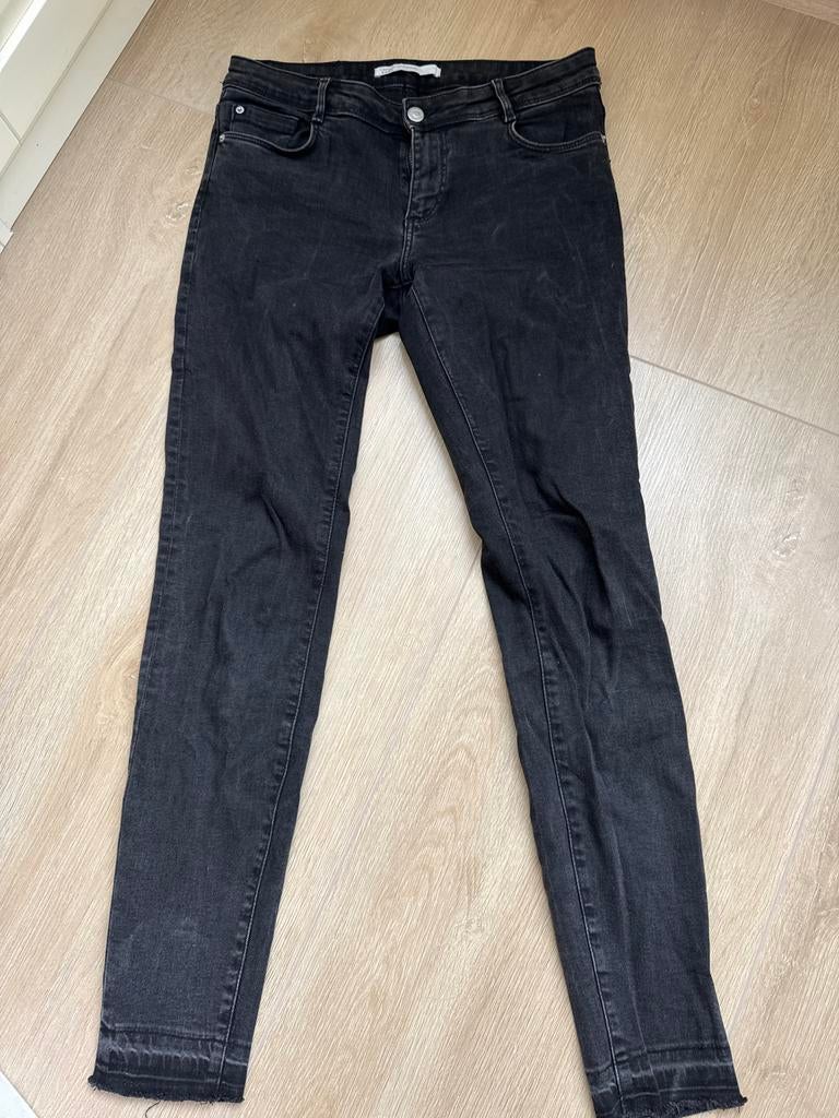 Zwarte Zara Trafaluc Jeans met stretch, Ophalen of Verzenden, Gedragen, Zwart, W28 - W29 (confectie 36)