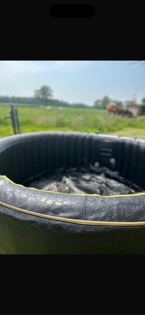 Opblaasbare jacuzzi, Ophalen, Gebruikt, Afdekzeil, Opblaasbaar