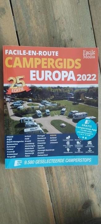 Facile-en-Route Campergids Europa 2022, Boeken, Reisgidsen, Europa, Ophalen of Verzenden, Zo goed als nieuw, Reisgids of -boek