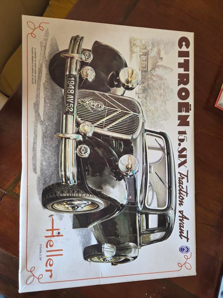 Heller Citroën 15.SIX Traction Avant Modelbouwdoos, Auto, Groter dan 1:32, Nieuw, Ophalen of Verzenden