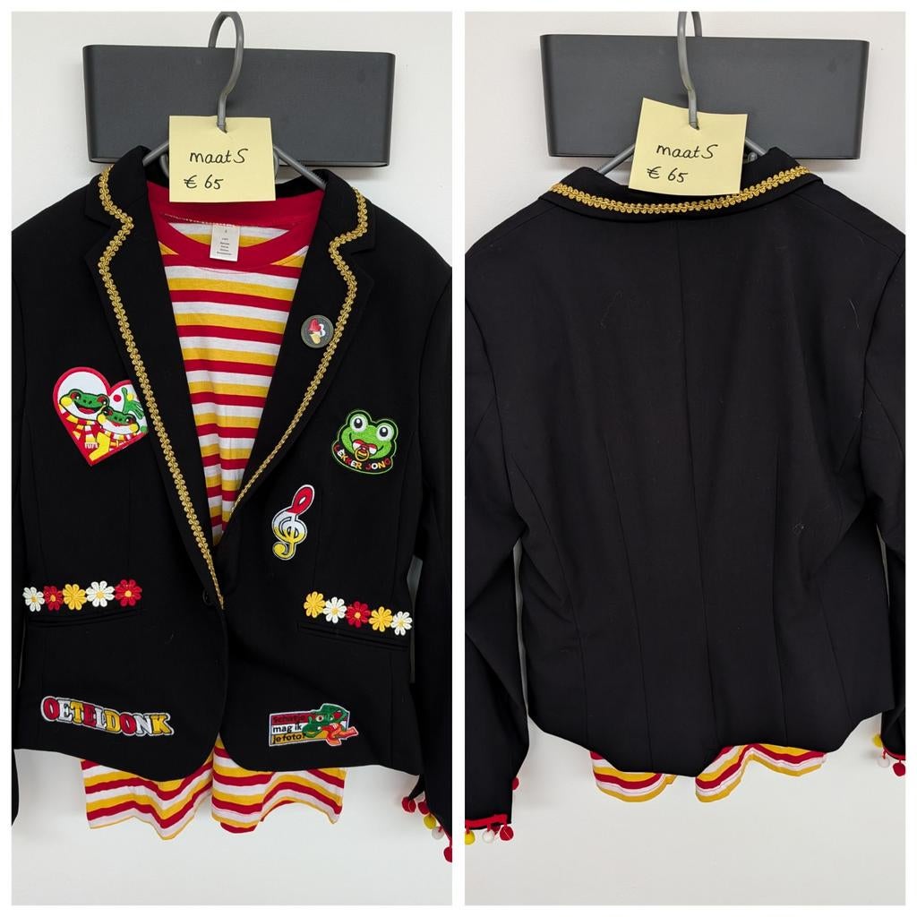 Oeteldonk jasje blazer maat S (M), Ophalen of Verzenden, Nieuw, Maat 36 (S), Carnaval