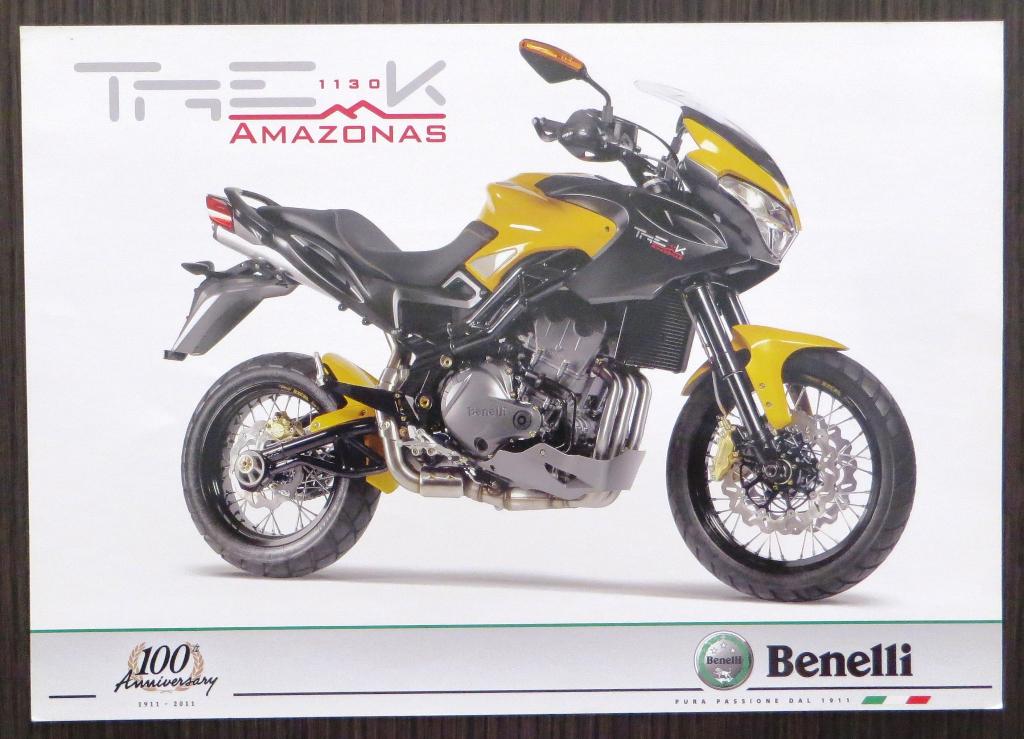 Folder Benelli Tre-K 1130 Amazonas - 2011, Motoren, Verzenden, Overige merken
