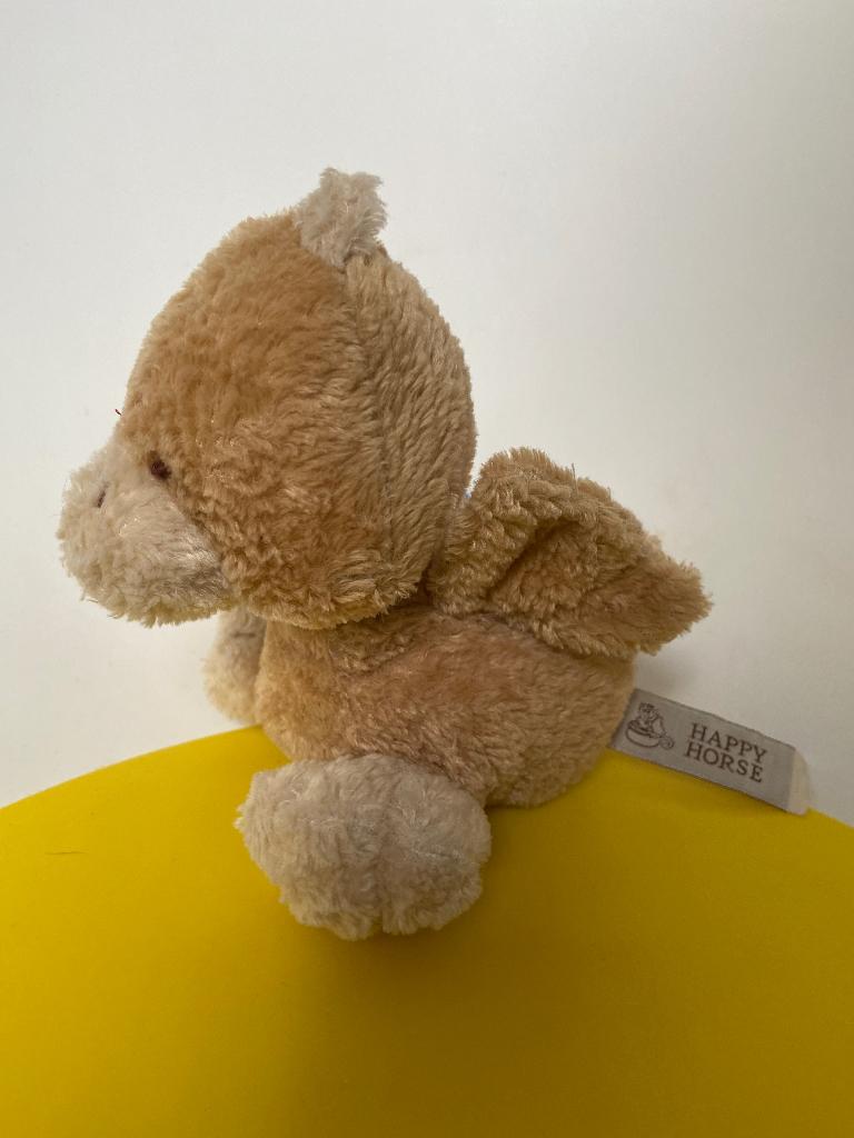 5533 happy horse eend eendje bruin uit 1999, Kinderen en Baby's, Speelgoed | Knuffels en Pluche, Ophalen of Verzenden, Zo goed als nieuw