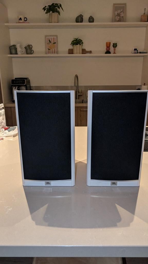 JBL Arena 130 Wit - Paar in Nette Staat, Audio, Tv en Foto, Luidsprekers, Gebruikt, Front, Rear of Stereo speakers, 60 tot 120 watt