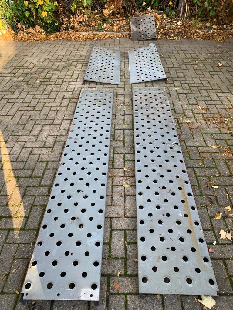Metalen rijplaten / oprijplaten, Ophalen of Verzenden