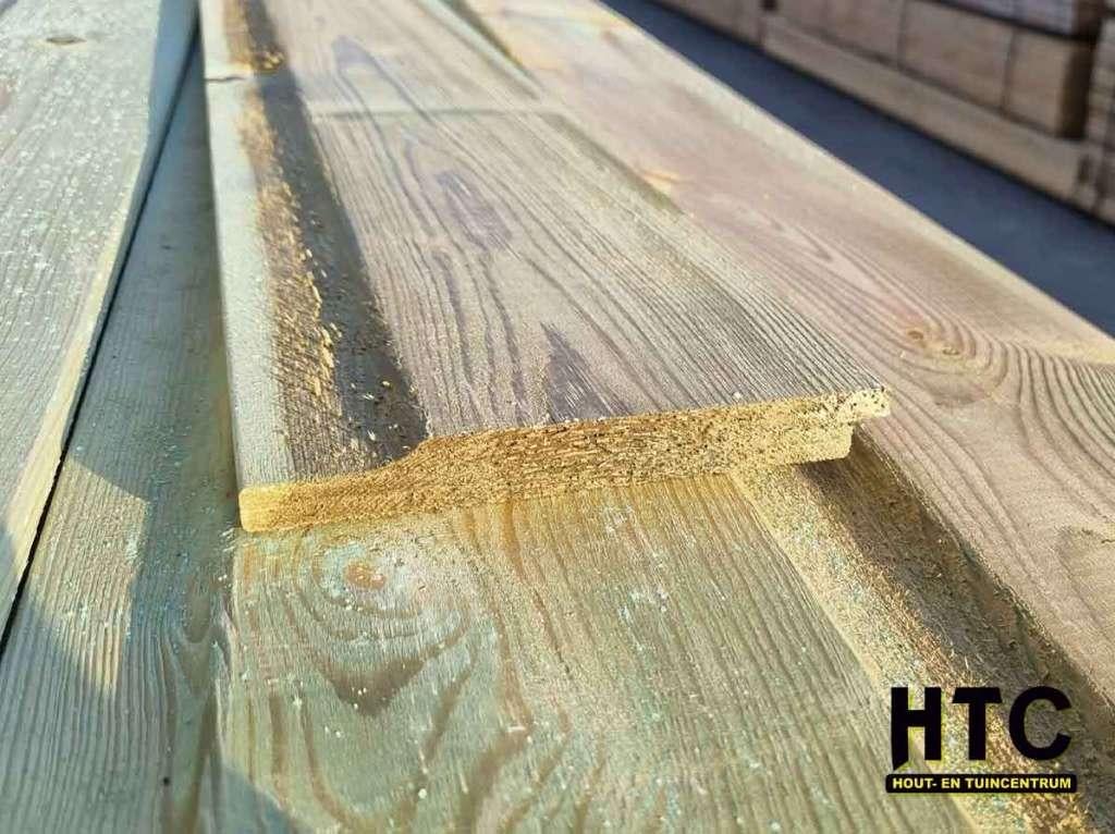 Geïmpregneerd halfhout rabat 18x135mm €1,95 per meter ACITE