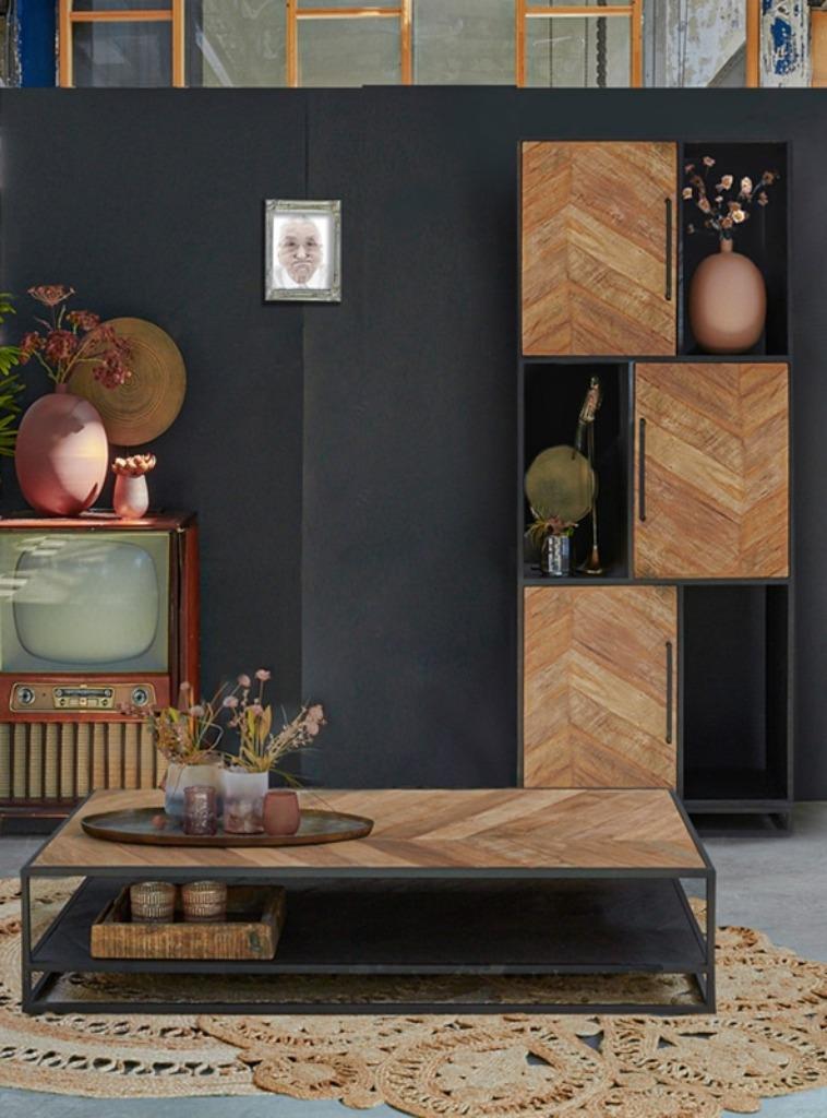 OMG Salontafel ROF009 l Whoon l Room108 lvan €1099 voor €275, Ophalen, 50 tot 100 cm, Teakhout, 150 tot 200 cm