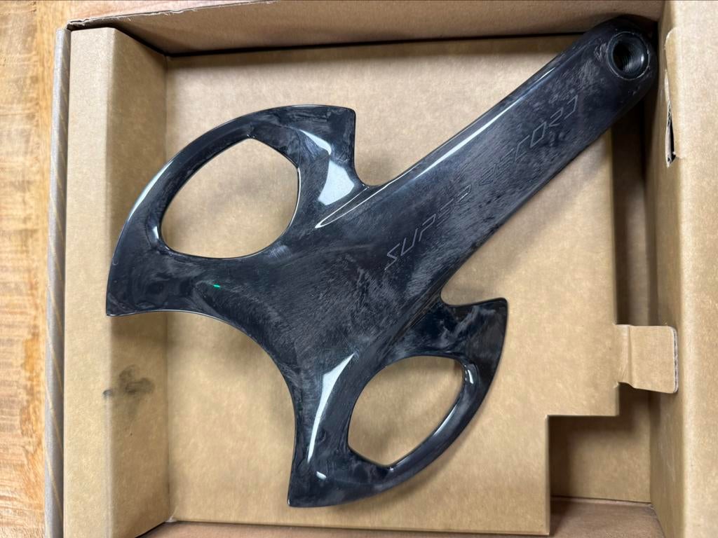Super record 13s crankset 165mm, Ok, Zo goed als nieuw, Ok, Ophalen