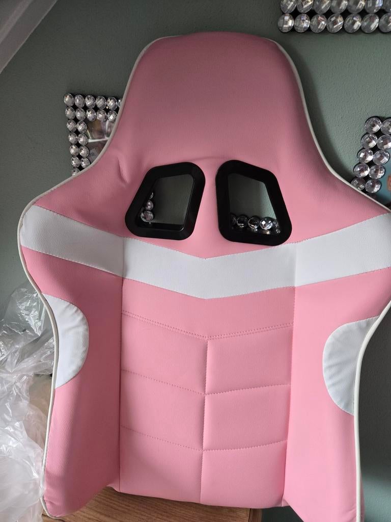 Roze Gaming Bureaustoel, Gaming bureaustoel, Nieuw, Ophalen of Verzenden, Roze