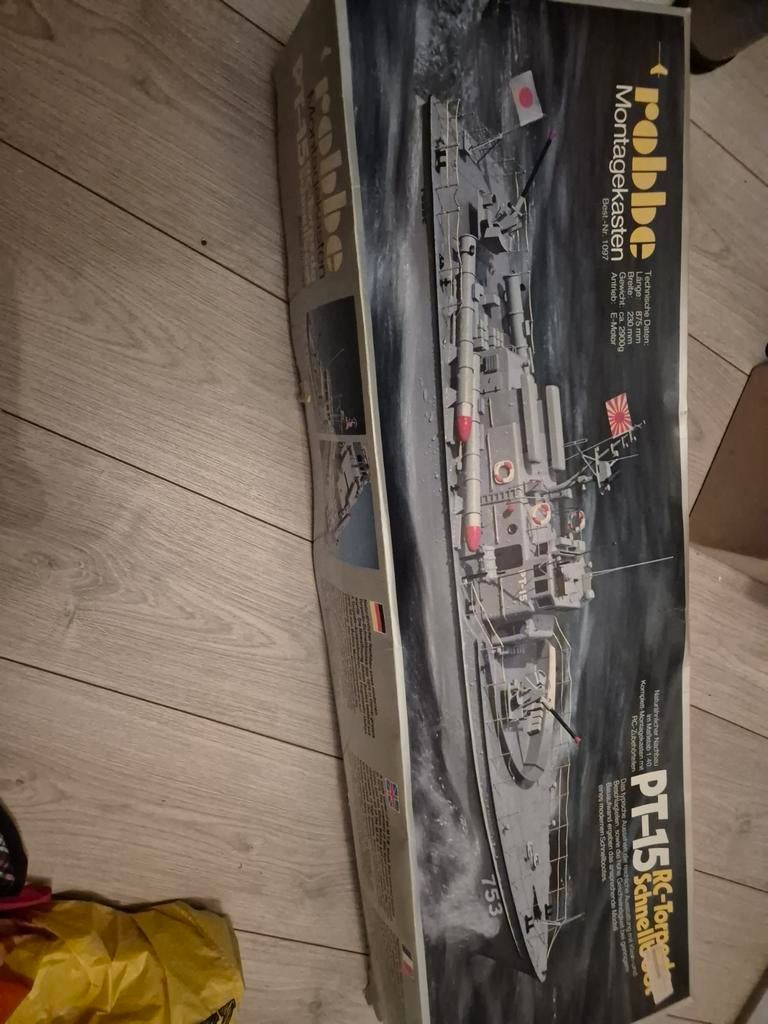 Torpedo schnellboot, Hobby en Vrije tijd, Ophalen, Zo goed als nieuw, 1:32 tot 1:50, Overige merken