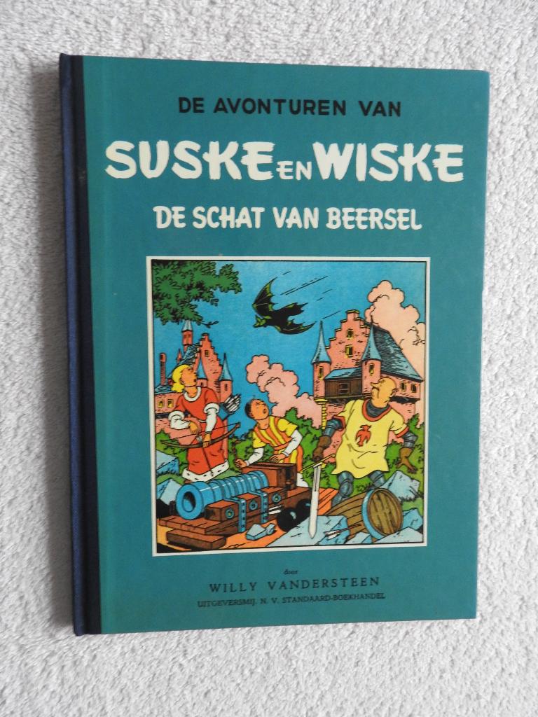 Suske en Wiske - De schat van Beersel - Blauwe reeks - 1e dr, Boeken, Eén stripboek, Ophalen of Verzenden, Zo goed als nieuw