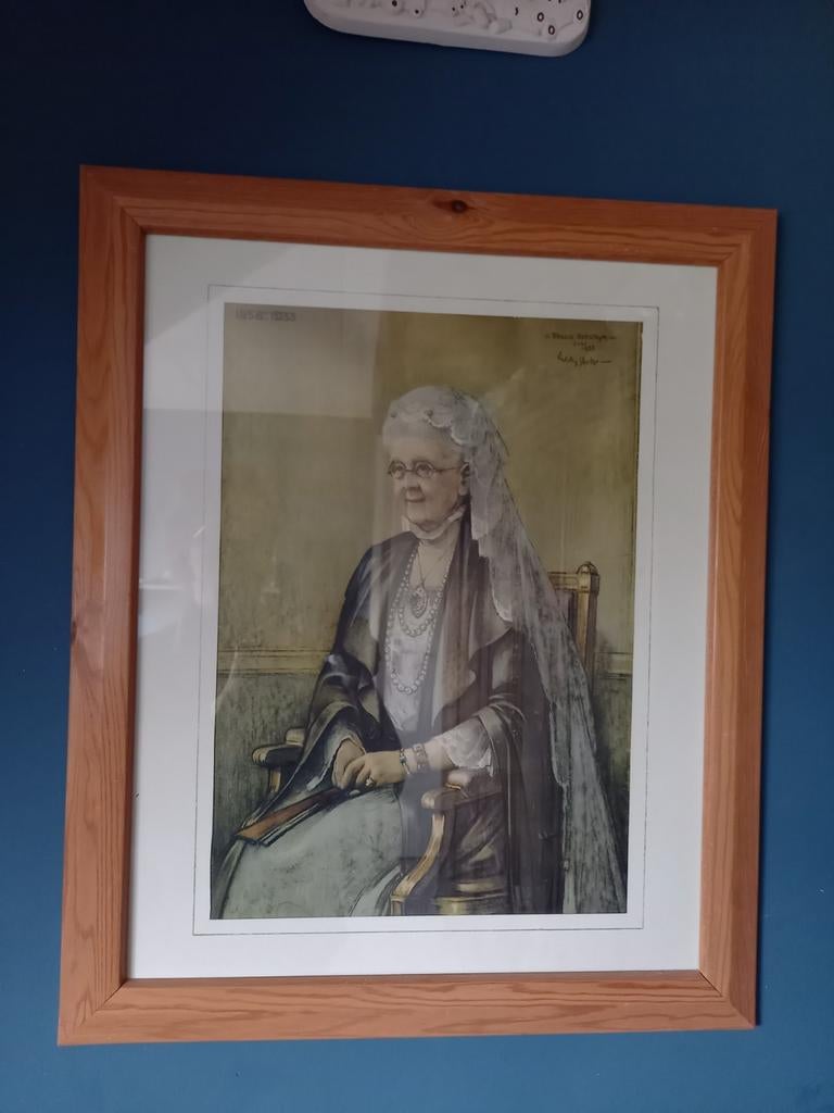 Schilderij koningin Emma, Ophalen of Verzenden