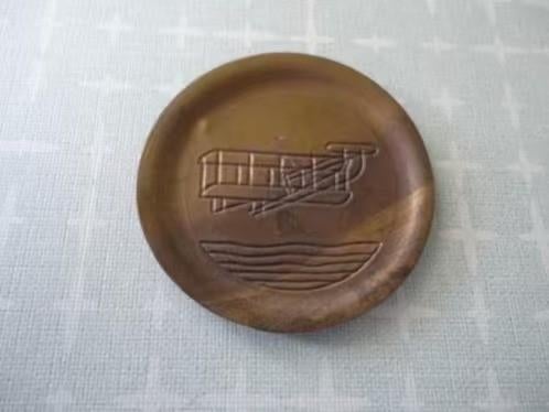 Oud Frans messing schaaltje met gravure tweedekker, Verzenden