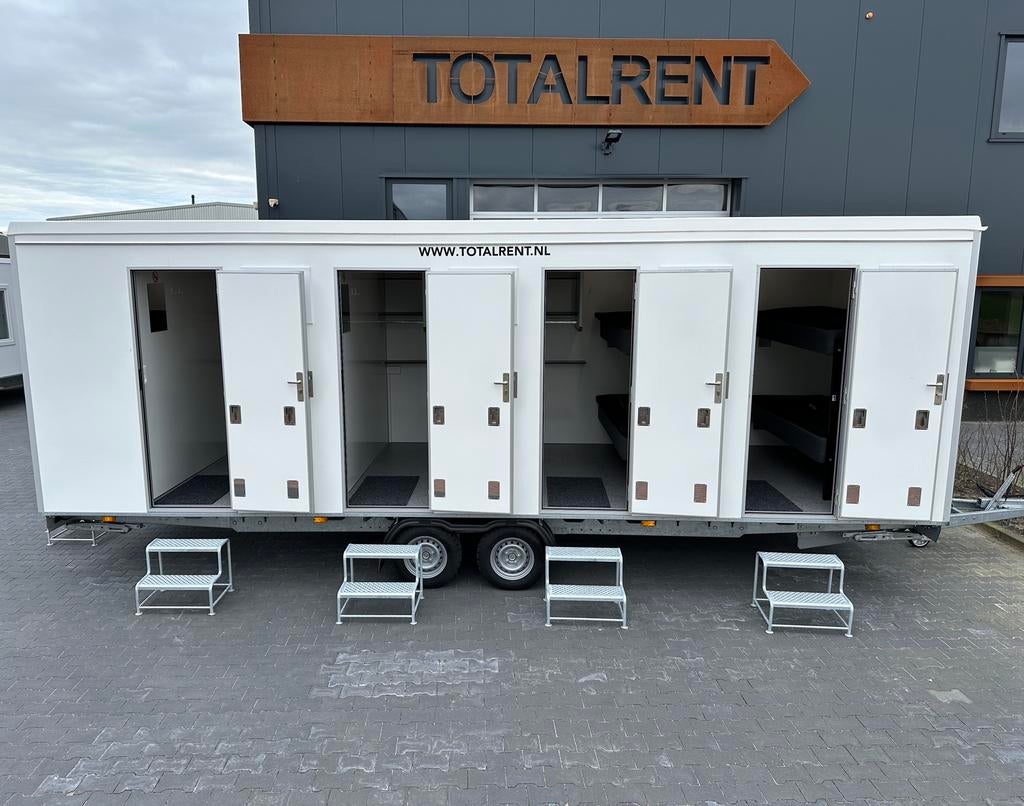 Ideale 8 pers slaapwagen festival unit uniek in Holland, Ophalen, Nieuw, Overige
