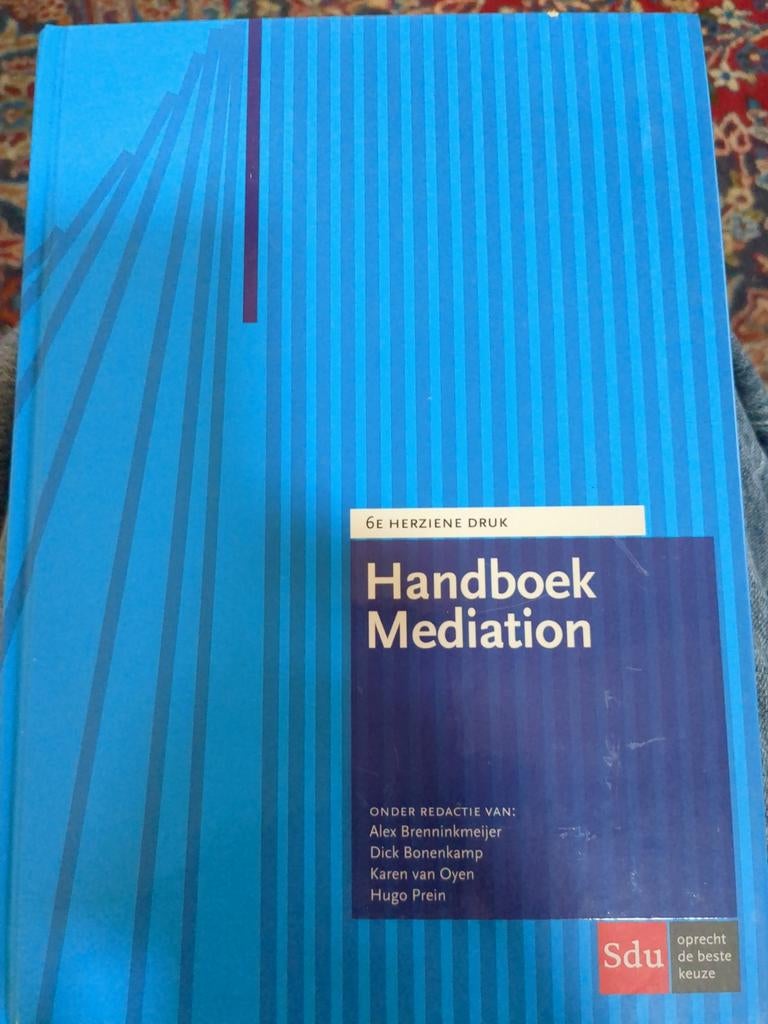Handboek Mediation - Praktische Gids, Boeken, Studieboeken en Cursussen, Ophalen of Verzenden, Beta, Nieuw, HBO
