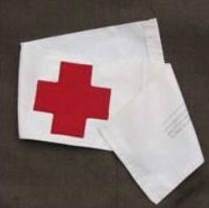 WW2 US Medics Armband  replica, Verzamelen, Militaria | Tweede Wereldoorlog, Landmacht, Embleem of Badge, Amerika, Ophalen of Verzenden