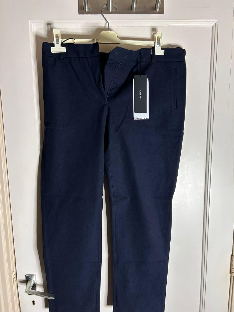 Joseph Pantalon (New Eliston Gabardine), Blauw, Maat 42/44 (L), Joseph Ribkoff, Nieuw