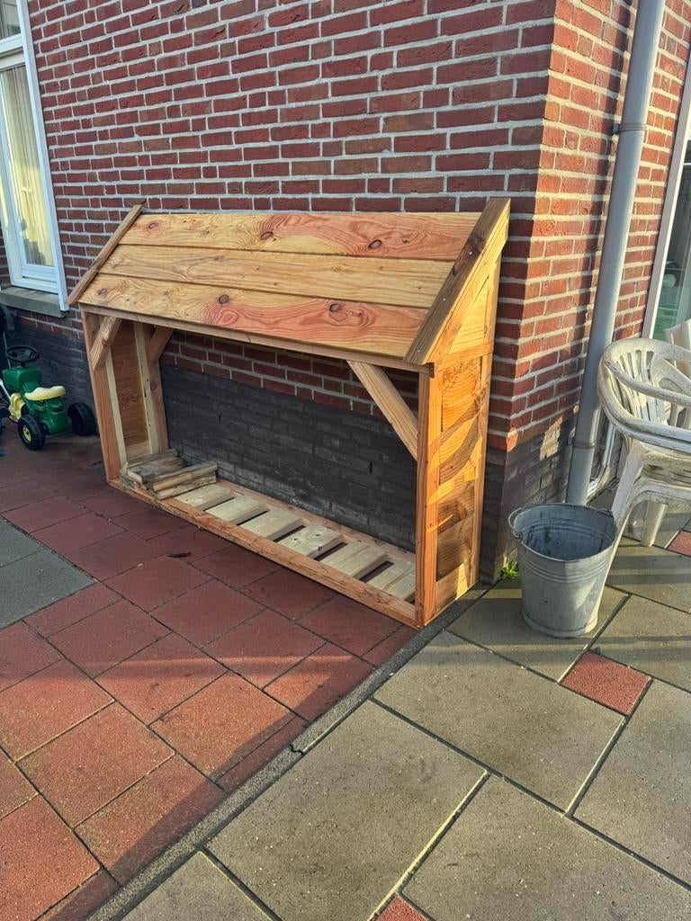 Houthok, Tuin en Terras, Ophalen, Zo goed als nieuw, Hout, Overige typen