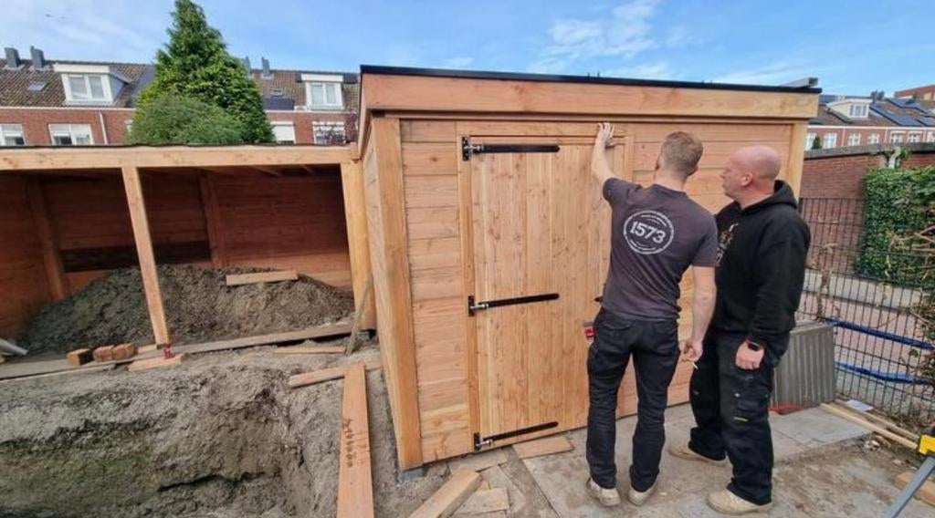 Tuinhuis of blokhut laten plaatsen? Wij doen dit graag., Tuin en Terras, Ophalen, Nieuw