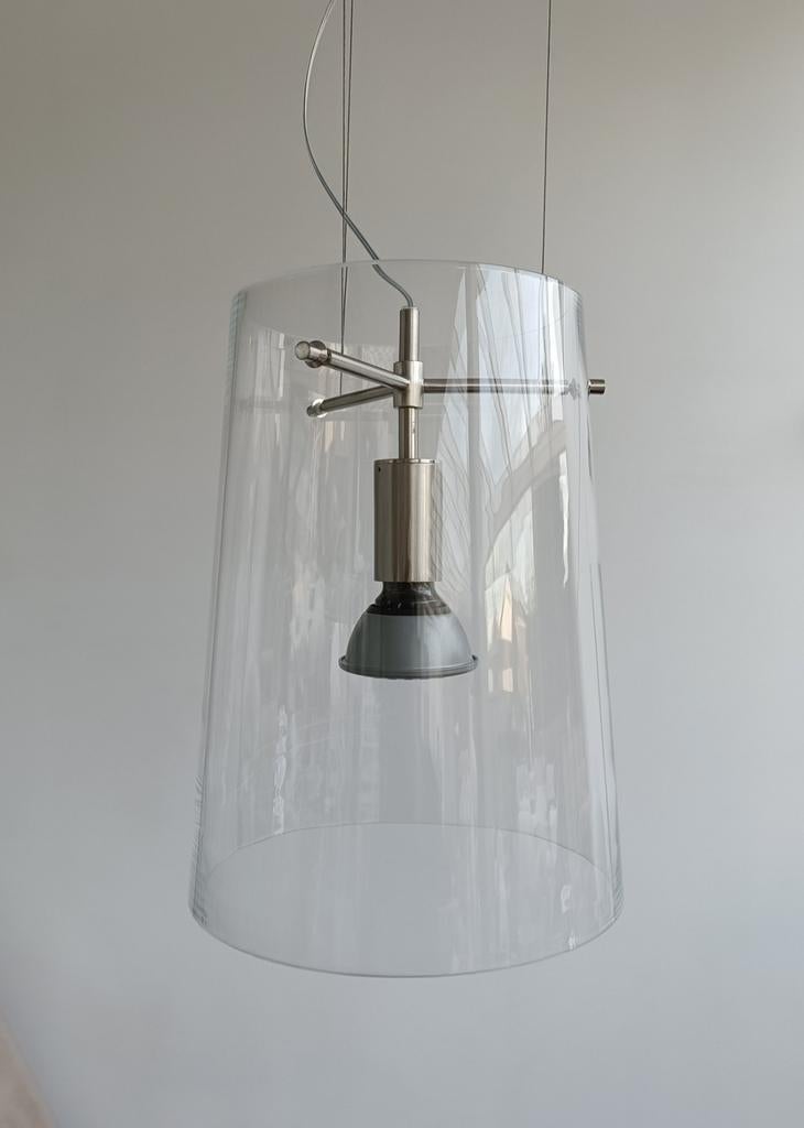Prandina Sera S1 hanglamp, Huis en Inrichting, Lampen | Hanglampen, Zo goed als nieuw, Glas, Metaal, Ophalen
