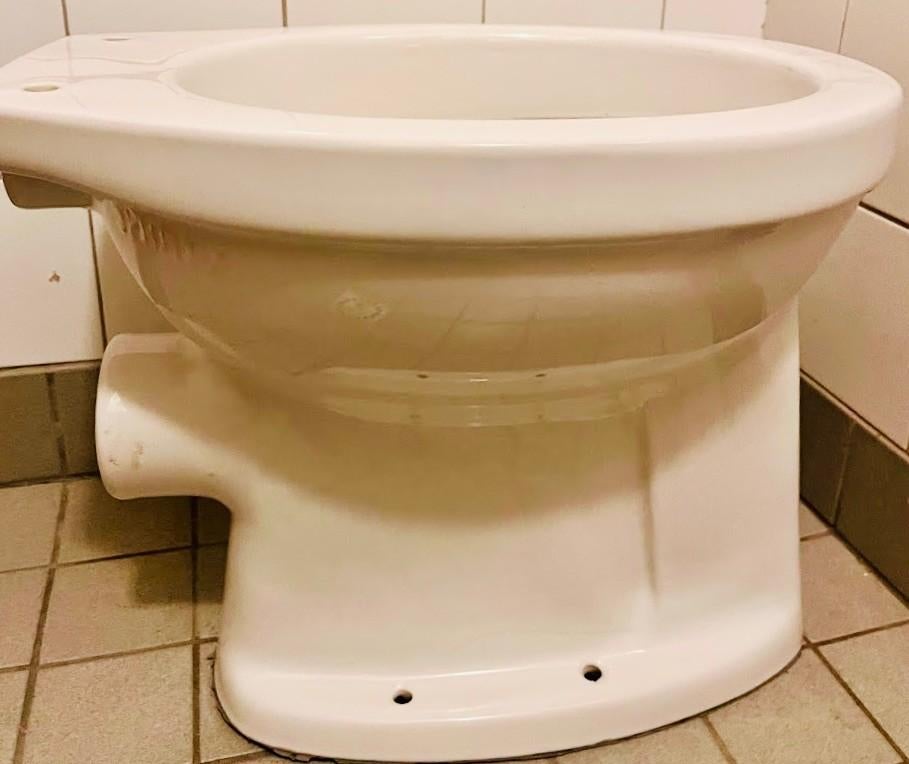 KIWA Sphinx Toiletpot 38 cm hoog, Ophalen, Gebruikt, Steen, Toilet