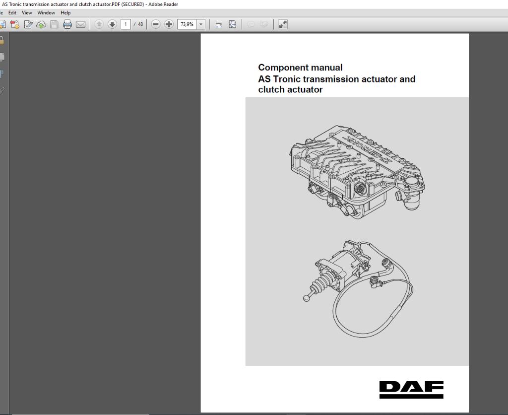 DAF EURO 6 Service Manual XF en CF Pack, Verzenden