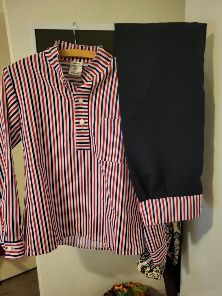 Carnaval boer- boerenkiel en broek, Ophalen, Zo goed als nieuw, Jongen of Meisje, Broek