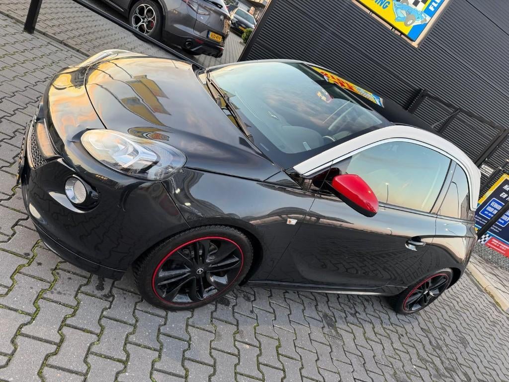 Opel ADAM 1.4-16V Ecoflex 74KW 2013 Zwart Nieuwe Prijs, Voorwielaandrijving, Euro 5, 40 €/maand, 1398 cc