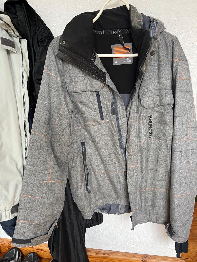 Brunotti ski jack heren M grijs, Maat 48/50 (M), Brunotti, Ophalen of Verzenden, Jack