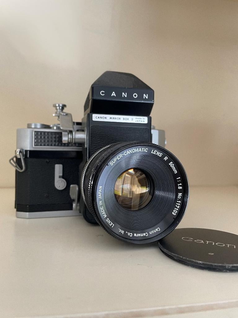 Canon Model 7, mirror box, lens, Ophalen, Gebruikt, Spiegelreflex, Canon