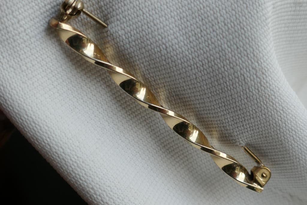 Vintage broche  van  K&L, Sieraden, Tassen en Uiterlijk, Broches, Overige materialen, 4 tot 7 cm, Gebruikt, Verzenden
