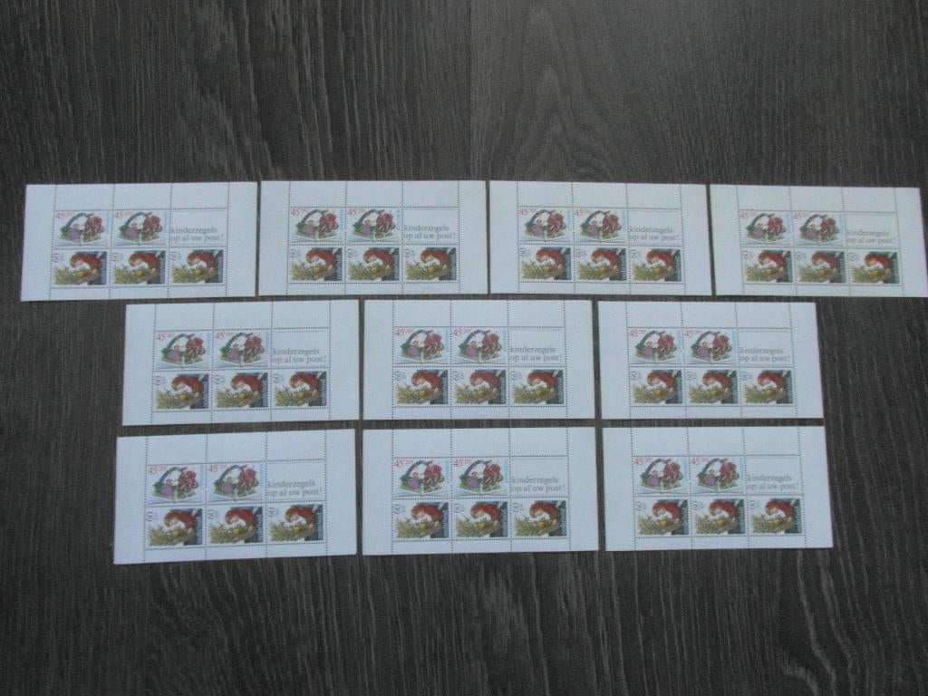 1214 Kinderzegels (10 stuks) 1980 Postfris, Ophalen of Verzenden, Na 1940, Postfris