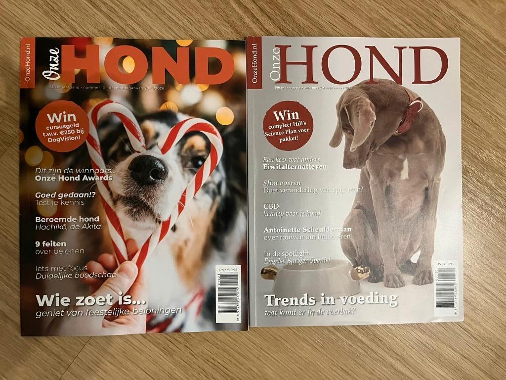 tijdschrift Onze Hond 2st, Boeken, Tijdschriften en Kranten, Ophalen, Zo goed als nieuw, Wetenschap en Natuur
