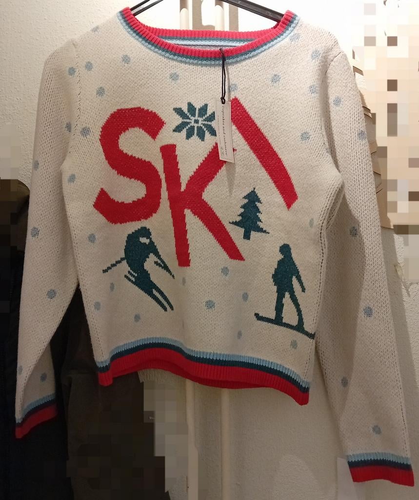 Cupcakes and Cashmere Ski Trui - Nieuw, Wit, Nieuw, Ophalen of Verzenden, Maat 36 (S)