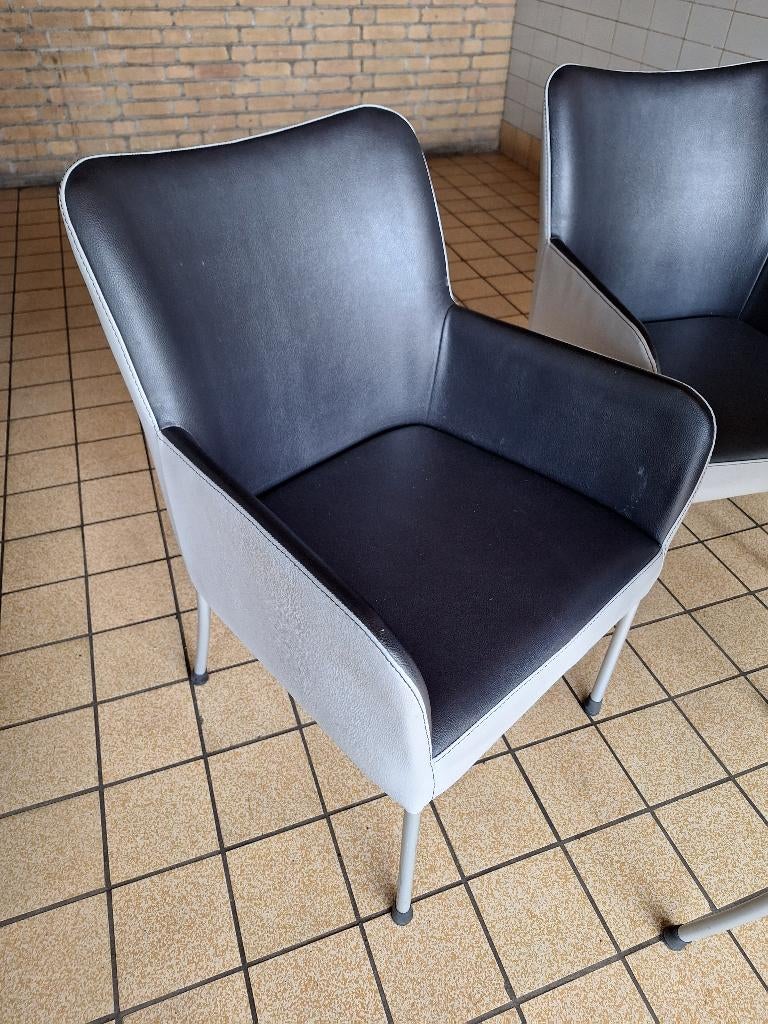 4x Bert Plantagie Spargo design stoelen, Ophalen of Verzenden, Gebruikt, Zwart, Vier