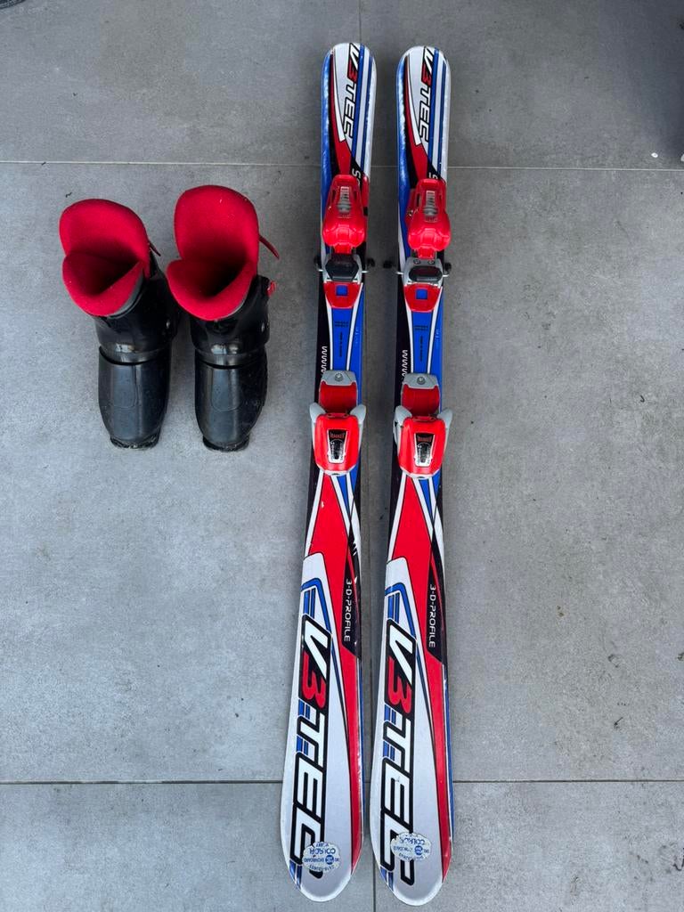 Ski’s 1.20m skischoenen 21,5, Sport en Fitness, Skiën en Langlaufen, Ophalen, Gebruikt, 100 tot 140 cm, Ski's
