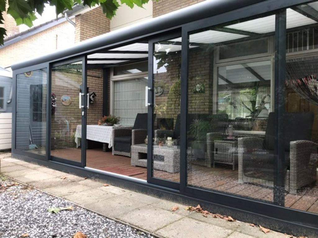 Veranda, overkapping, tuinkamer - Douglas of Aluminium, Tuin en Terras, Overkappingen, Ophalen, Nieuw, Veranda