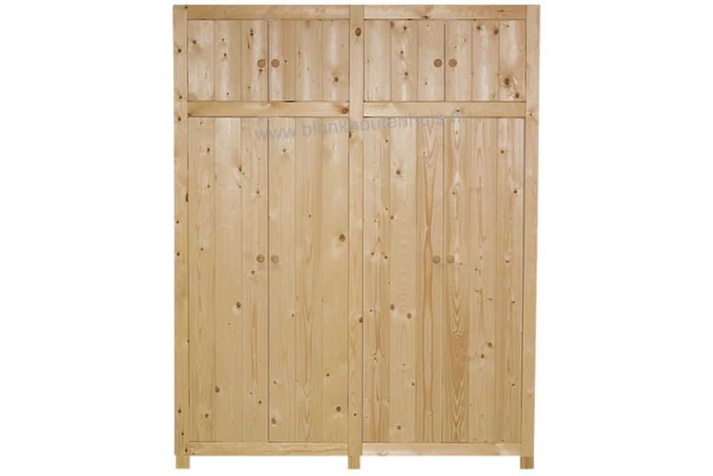 houten KAST met 4 deuren leverbaar in 4 uitvoeringen, 200 cm of meer, Ophalen of Verzenden, Zijperstraat 15, Info@beddenopmaat.nl