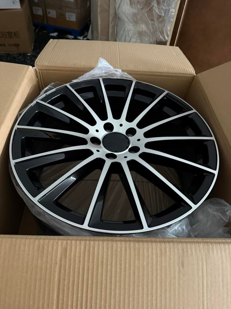 Mercedes Amg look velgen C klasse multispaak 19 inch, Auto-onderdelen, Banden en Velgen, Ophalen